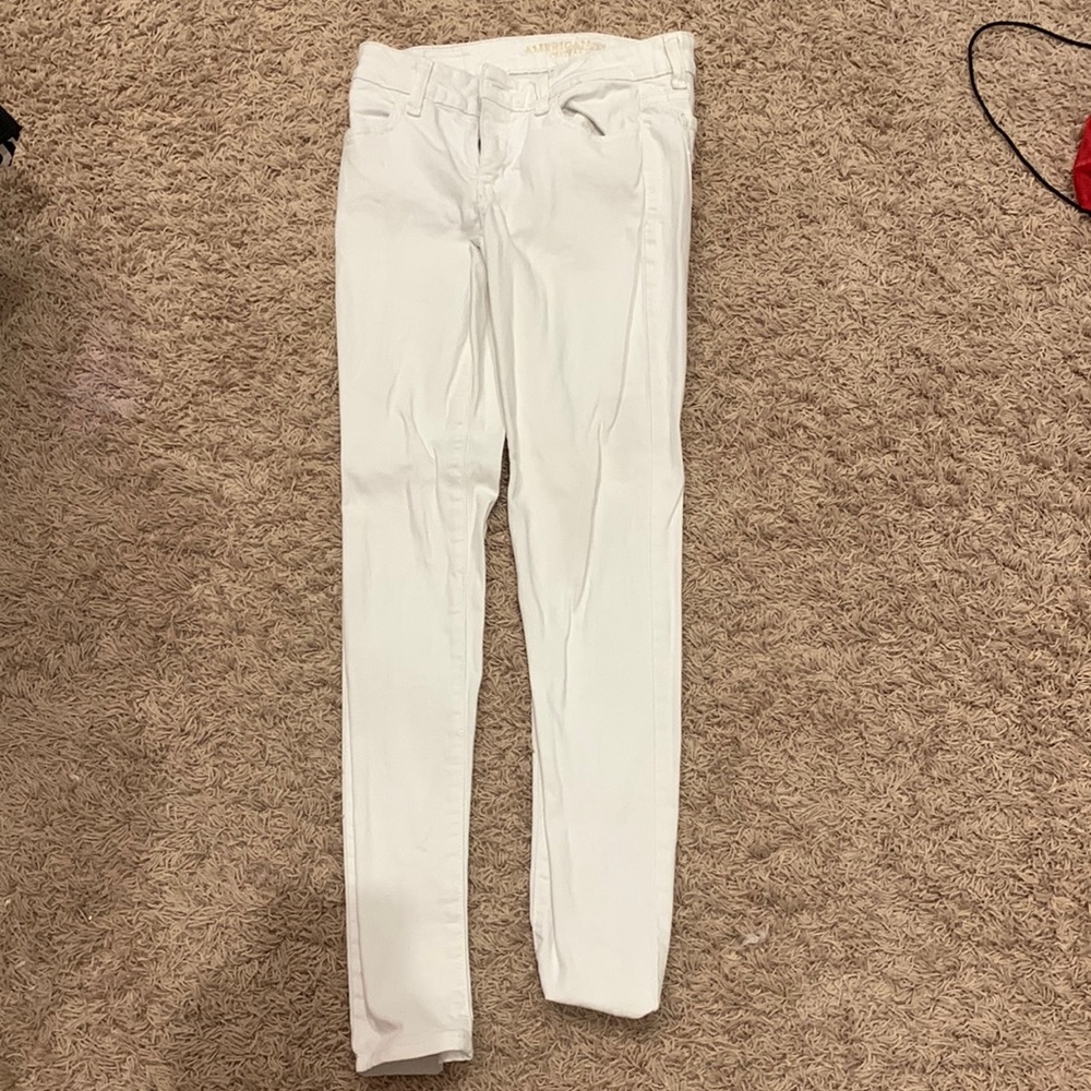 White no rip jeans